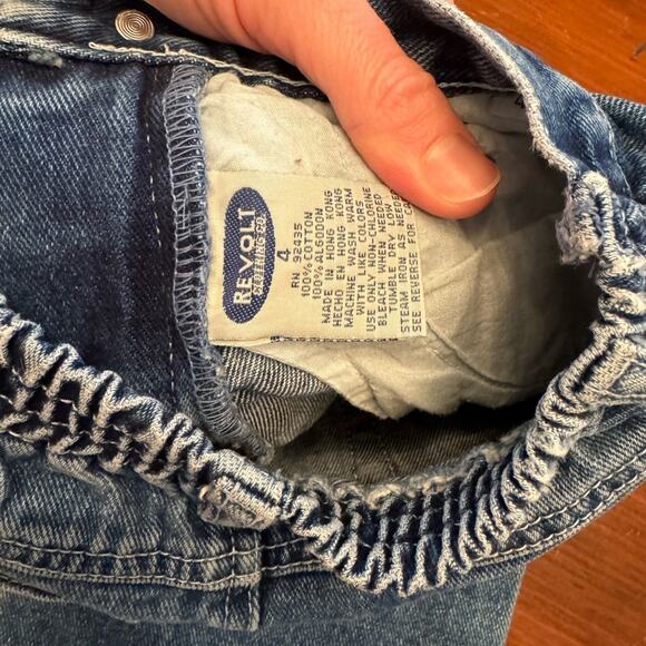 Girls vintage painted  jeans size 4 EUC - Picture 5 of 7